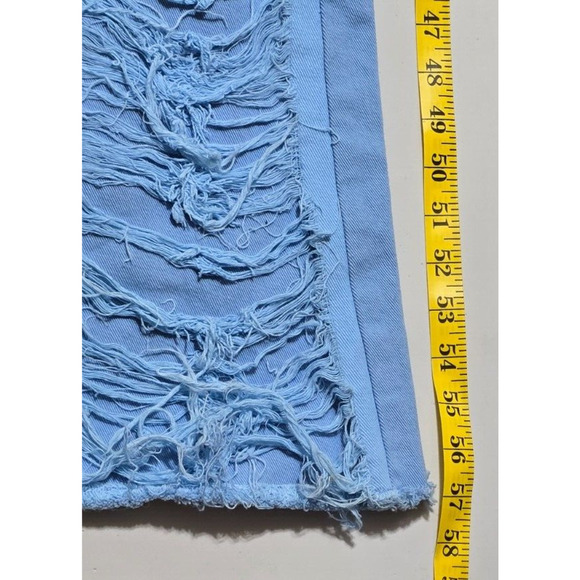Kloud9 super stacked Jeans size 34''/46" Length color light blue Long. - Picture 10 of 11